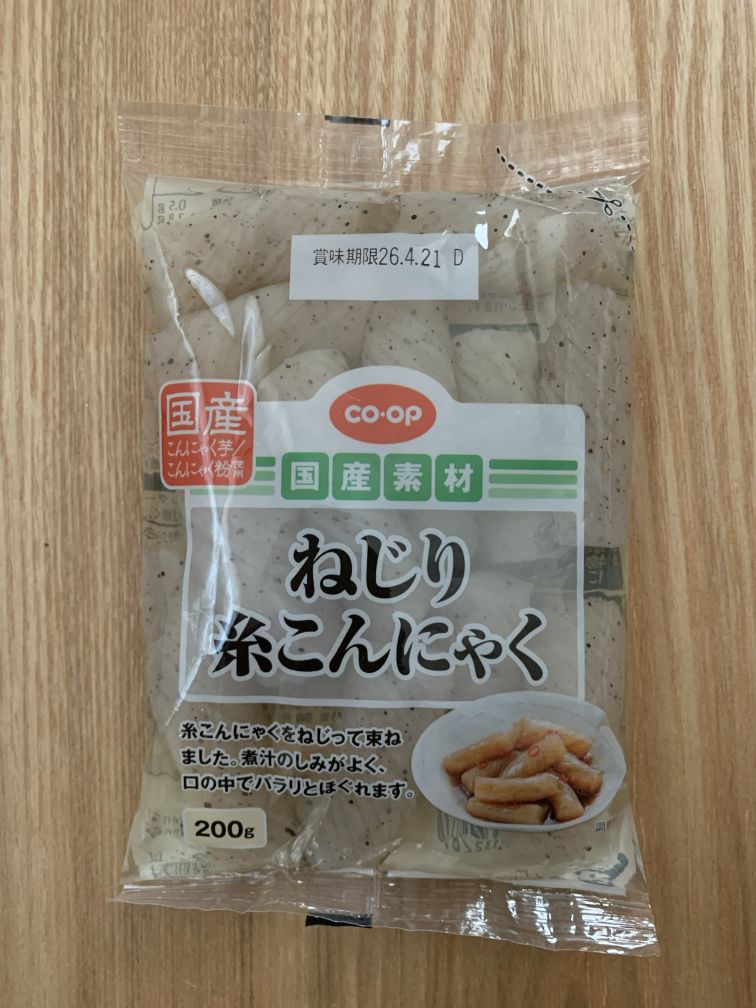 ねじり糸こんにゃく